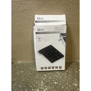 Mini‎ - Wireless 2.4 GHz Ultra Slim Ergonomic Numeric Keypad